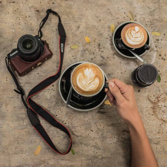 Camera Capuccino Hand Aerial